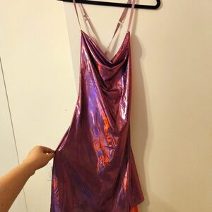 Purple color shift Dress